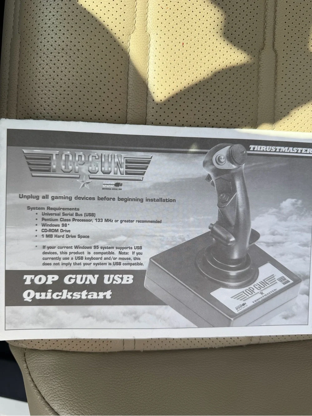 Top Gun USB Black Flight Stick Joystick